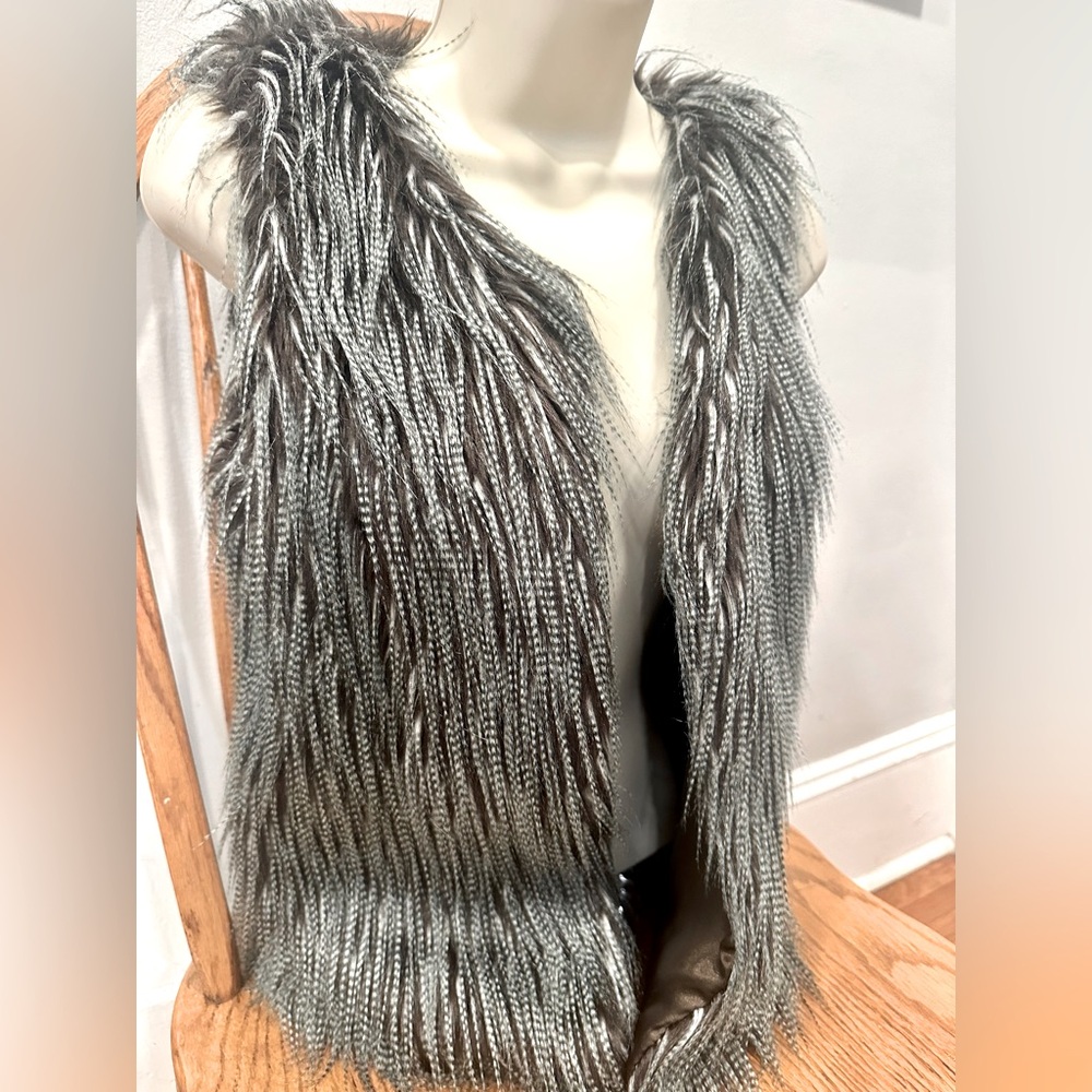 Max Studio faux fur vest